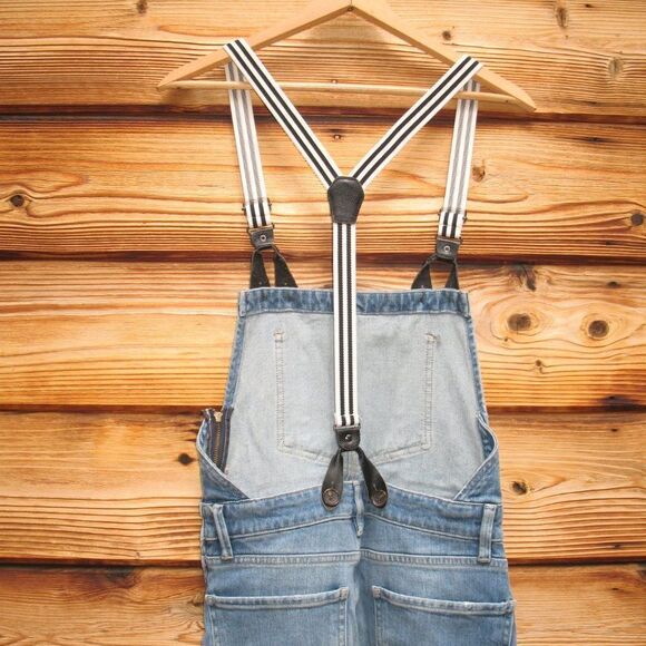 NWT Frame  Denim Overalls Pants Jeans - Picture 10 of 12